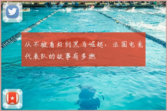 从不被看好到黑马崛起，法国电竞代表队的故事有多燃